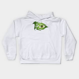 Green Evil Eye Kids Hoodie